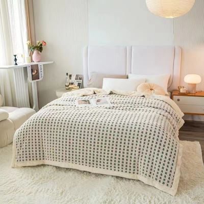 Estilo moderno de lana personalizada Impreso 3D de fotos Impresión digital manta para el hogar