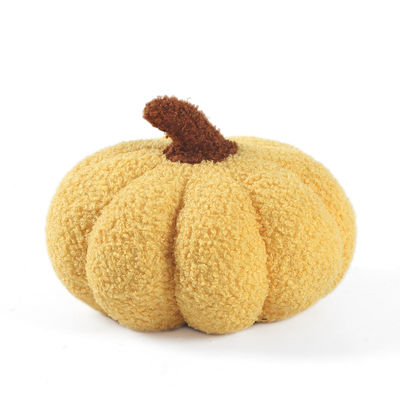 20 cm de color sólido almohadas decorativas en forma de calabaza cojín con relleno de microfibra