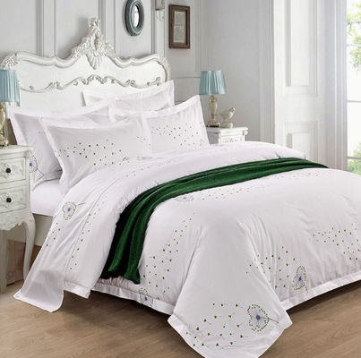 300tc estilo étnico chino Impreso de cuatro piezas de ropa de cama de algodón para el hotel popular