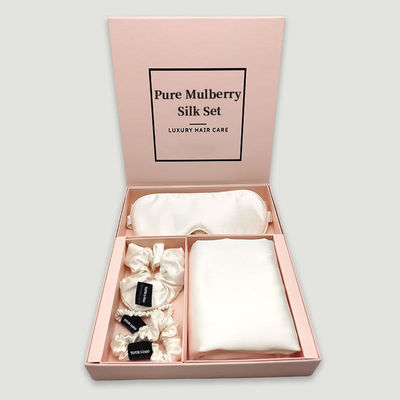 Conjunto de sombreros para mujeres Máscara para ojos 100% de seda de morera