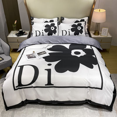 Set de ropa de cama de hielo de seda de lujo Sillón de cama para dormir ecológico y duradero
