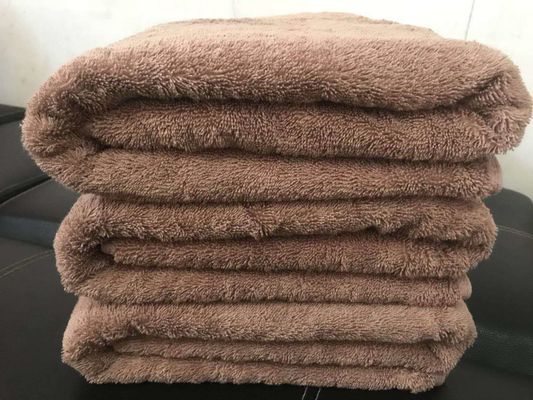 Café suave absorbente espesado hogar bebé algodón toalla grande 70 * 140cm rectángulo gris hotel toalla de baño