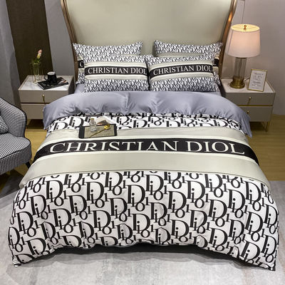 Set de ropa de cama de hielo de seda de lujo Sillón de cama para dormir ecológico y duradero