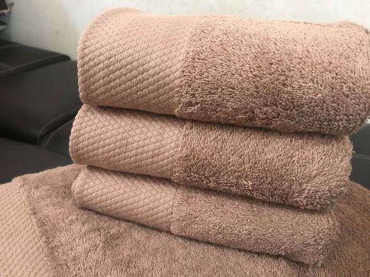 Café suave absorbente espesado hogar bebé algodón toalla grande 70 * 140cm rectángulo gris hotel toalla de baño