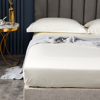 Lámina de cama de bambú de tamaño king de 4 piezas para dormir cómodamente