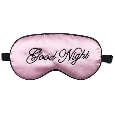 Logotipo personalizado aceptado Silk Sleeping Luxury Eye Mask con ingrediente libre de fragancias