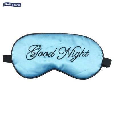 Logotipo personalizado aceptado Silk Sleeping Luxury Eye Mask con ingrediente libre de fragancias