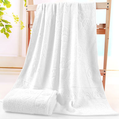 Toalla de baño de tejido redondo hecha de algodón 100% con suavidad espesa