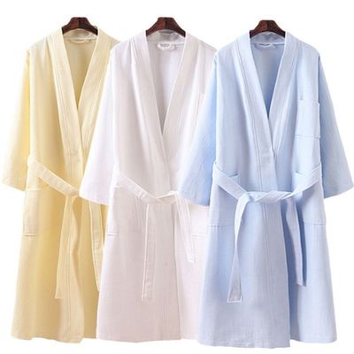 Hoteles de algodón puro Absorbente Pijamas de primavera y otoño para hombres suave ventaja cómoda