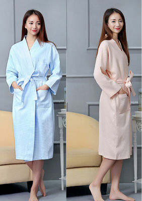 Hoteles de algodón puro Absorbente Pijamas de primavera y otoño para hombres suave ventaja cómoda