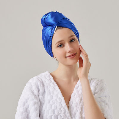 Capuchón de ducha de terciopelo de coral para mujeres Super absorbente y espeso