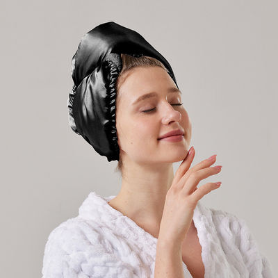 Capuchón de ducha de terciopelo de coral para mujeres Super absorbente y espeso