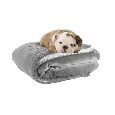 100% de poliéster de lana de cordero manta para mascotas impermeable para todas las estaciones de año de punto para gatos y perros
