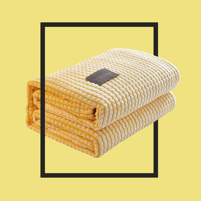 Cubierta de lana de leche suave y cómoda para cama individual infantil o aire acondicionado