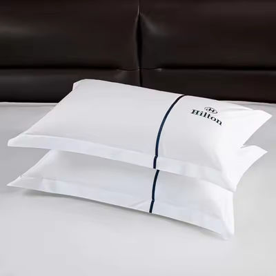 100% de algodón de patrón sólido de hojas planas para el hotel personalizado Set de cubierta de edredón Set de ropa de cama de hotel