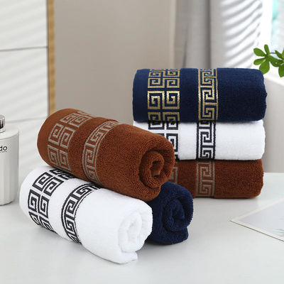 Embroidery de lujo en hoteles personalizado de baño superblandos y gruesos 100% de algodón