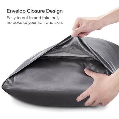 Impresión digital reactiva Satin Silk Cushion Set de 2 para el cabello y la piel súper suave