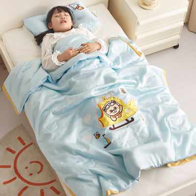 Hypoallergenic 100% poliéster llenando colcha de verano para niños para un sueño saludable