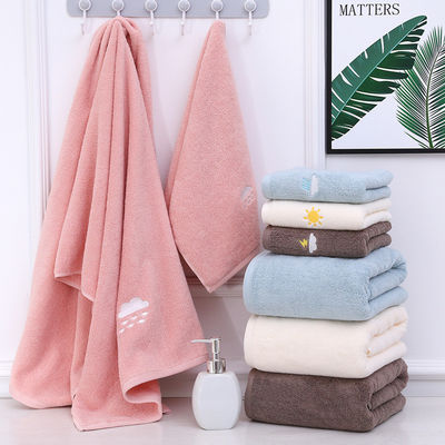 Casa 80g Espeso 32S satinado de algodón absorbente pequeña toalla cuadrada para cocina reutilizable