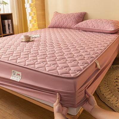 Grado A Protector de colchón de hojas impermeable de moda para gemelos de tamaño completo King Queen