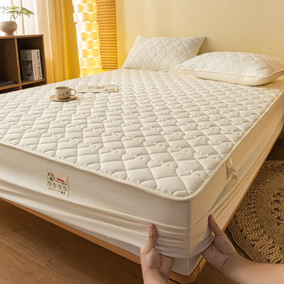 Grado A Protector de colchón de hojas impermeable de moda para gemelos de tamaño completo King Queen