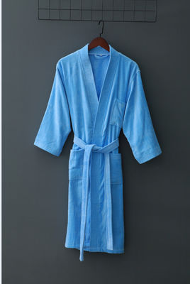 300-400g Unisex Bata de baño de algodón Toalla Pijama de baño de spa Bata de baño Profesional