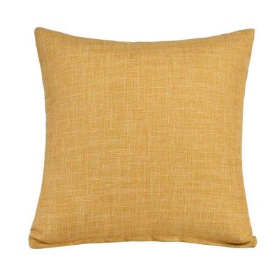 Capa de almohadilla de algodón de color sólido de lino para almohadillas caseras de estilo vintage