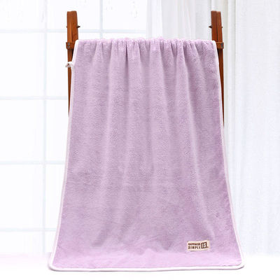 Sustanon de terciopelo de coral oscuro 80 * 150cm Tamaño rectangular con absorción de agua y secado rápido