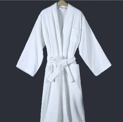Traje de baño de algodón de hotel Hipoalergénico y suave de longitud media Traje de noche para adultos