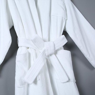 Traje de baño de algodón de hotel Hipoalergénico y suave de longitud media Traje de noche para adultos