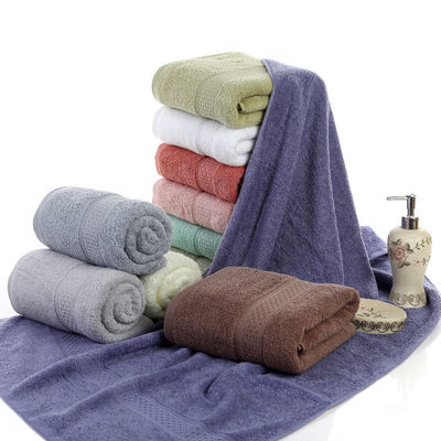 34*74CM Toallita facial de algodón personalizada para Hotel Home Spa Jacquard Set de toallita de baño absorbente