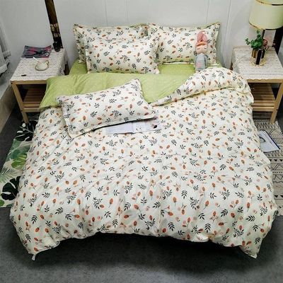 100% de lujo hotel cama de cama conjunto con 2pcs funda de almohada no desechable y personalizado