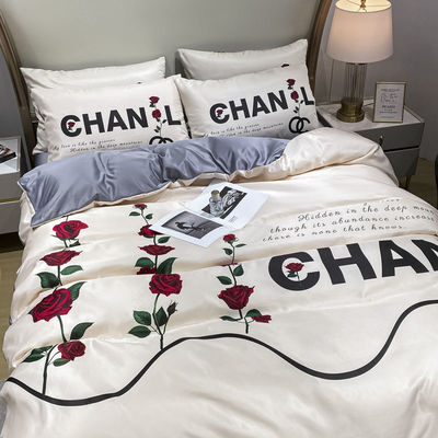 Grado A de lija 100% poliéster 3D Impreso King Size Lujo de ropa de cama para la cama