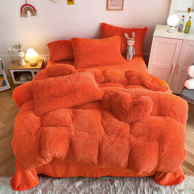 Polyester llenando King Size Set de mantel de lujo Set de ropa de cama de 1,5m 1,8m 2m Camas