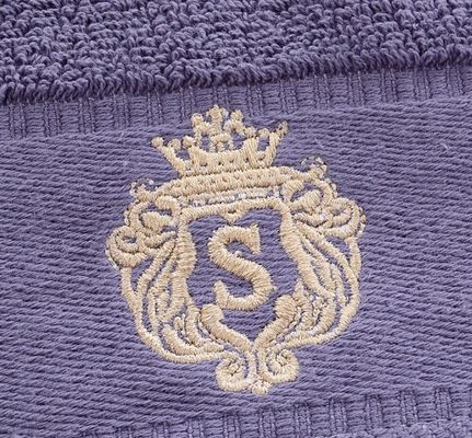 Toallas de lujo de Jacquard rayadas hechas de algodón 100% para un rendimiento suave y absorbente