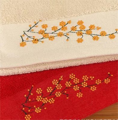 Toallas para el hogar 100% de algodón puro bordado directo suave absorbente ideal para todos los grupos de edad