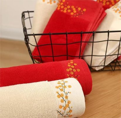 Toallas para el hogar 100% de algodón puro bordado directo suave absorbente ideal para todos los grupos de edad