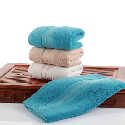 Patrón a rayas 100% algodón toallas absorbentes espessadas suaves para la piel amigables con la piel secado rápido