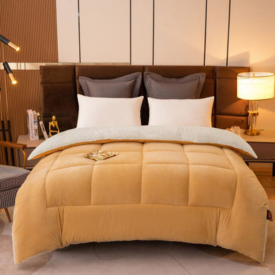 Color rosa claro Solid Oeko-Tex Comforter Edredon Set de ropa de cama doble adecuado para todas las estaciones