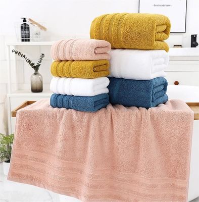 Toallita de baño engrosada y suave de absorción 80 * 160 cm hecha de algodón puro al 100%