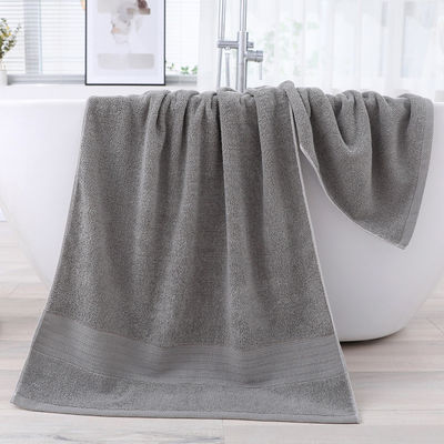 Popular Jacquard estilo 100% de algodón puro toalla de baño antibacteriana para suave y duradero