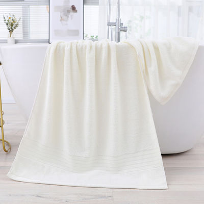 Popular Jacquard estilo 100% de algodón puro toalla de baño antibacteriana para suave y duradero