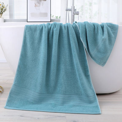 Popular Jacquard estilo 100% de algodón puro toalla de baño antibacteriana para suave y duradero