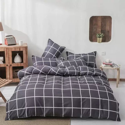 Tejido de poliéster de 4 piezas Set de ropa de cama para 1.2m Cama Blanco de cinco estrellas Hotel ropa de cama