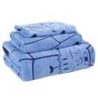 Un conjunto de toallas de baño de algodón muy elogiado con diseño absorvente grueso y plazo de pago T/T
