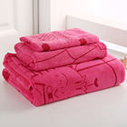 Un conjunto de toallas de baño de algodón muy elogiado con diseño absorvente grueso y plazo de pago T/T