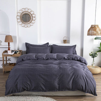 Tejido de poliéster de 4 piezas Set de ropa de cama para 1.2m Cama Blanco de cinco estrellas Hotel ropa de cama