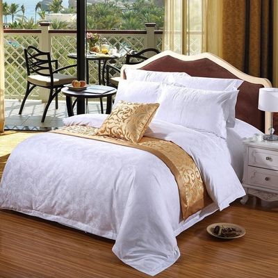 Respuesta dentro de las 24 horas 4 piezas de ropa de cama satinada con costura para cama doble de tamaño King