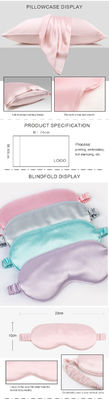 Caja de almohada de Silk Charmeuse Box y Satin Eyemask Set para dormir en todas las estaciones