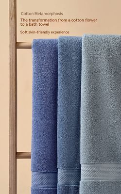 Toallas de algodón suaves y de peluche para una experiencia de baño lujosa